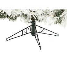 Fraser Hill Farms 6-1/2' Flocked Snowy Pine Tree - Multicolor