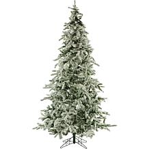 Fraser Hill Farms 9' Flocked Mountain Pine Tree - Multicolor