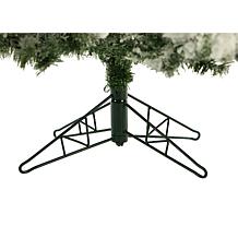 Fraser Hill Farms 9' Flocked Mountain Pine Tree - Smart Lights