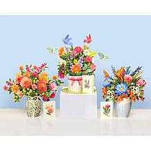 Freshcut Paper 3-piece Classic Spring Pop-up Bouquets