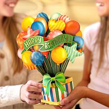 Freshcut Paper Classic Birthday Pop-Up Greeting, Card and Envelope 3pk