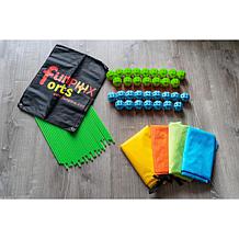 Funphix 154-piece Fort Set with 4 Sheets & Bag - Green/Blue