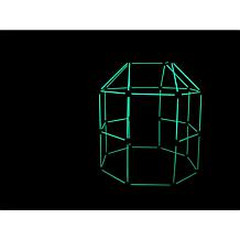 Funphix 77-Pc Fort Building Kit with Glow in the Dark Sticks