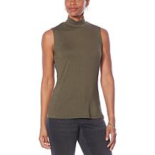 G by Giuliana 2-pack EcoLuxe Jersey Knit Mock-Neck Tanks