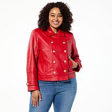 G by Giuliana Black Label Genuine Leather Jacket