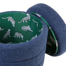 G by Giuliana Boucle Storage Ottoman