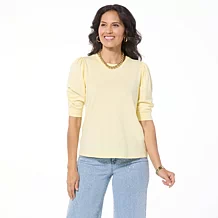 G by Giuliana Textured Woven Crepe Peplum Top with Beaded Trim - 23480872 | HSN