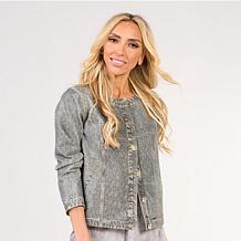 G by Giuliana Denim Like Stretch Jacket