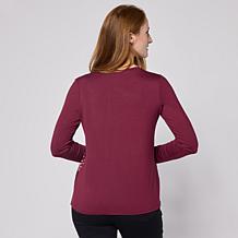 G by Giuliana Ecolux Sequin Long Sleeve T-Shirt