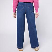 G by Giuliana G5 Stretch Denim Full-Leg Trouser