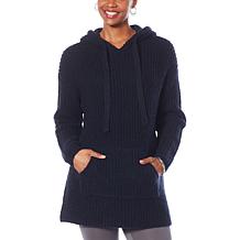 G by Giuliana LounGy Oversized Knit Hooded Sweater