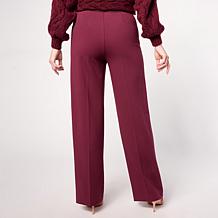 G by Giuliana Ponte Knit Wide Leg Trouser