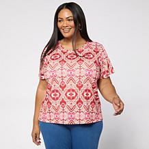 G by Giuliana Printed Knit Tee