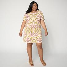 G by Giuliana Printed T-Shirt Dress