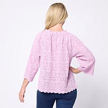 G by Giuliana Relaxed Lace Top