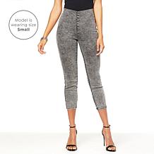 G by Giuliana Retro Slim Crop Pant with Hide-and-Chic Waistband