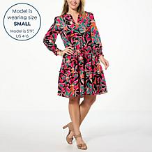 G by Giuliana Serafina Tiered V-Neck Dress