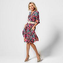 G by Giuliana Serafina Tiered V-Neck Dress