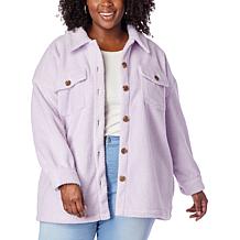 G by Giuliana Sherpa Fleece Comfort Shacket