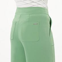 G by Giuliana Woven Crepe Wide-Leg Cargo Pant