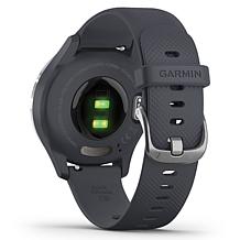 Garmin Vivomove 3S Hybrid Smartwatch in Silver and Granite Blue