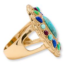 Gemhues Multi Gemstone Statement Ring