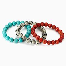 GemHues Multi-Gemstone Stretch Bracelet