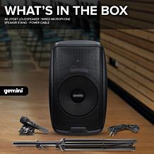 Gemini 15 Inch Active Bluetooth Loudspeaker with Stand