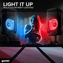 Gemini 15 Inch Multi-LED Bluetooth Speaker with Stand