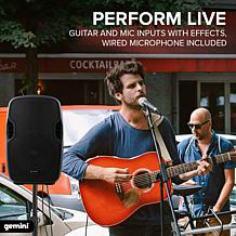 Gemini AS-10TOGO 10" Woofer Portable Powered Bluetooth Speaker