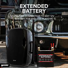 Gemini AS-12TOGO 12" Woofer Portable Powered Bluetooth Speaker