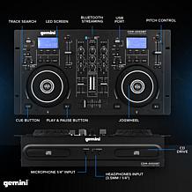 Gemini CDM-4000BT Dual CD USB Media Player with Bluetooth and Mixer