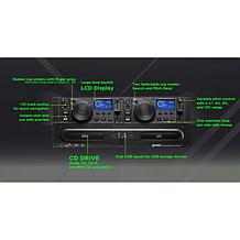 Gemini CDX-2250i Dual Rackmount DJ CD Media Player with USB