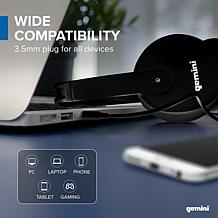 Gemini DJX-200 DJ Headphones - Black