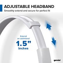 Gemini DJX-200 DJ Headphones - White