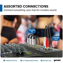 Gemini GEM-12USB Compact 12 Channel Bluetooth Mixer