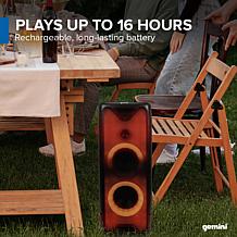 Gemini GLS-550 Dual 6.5 Inch Bluetooth Party System