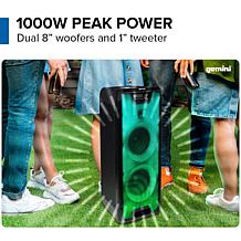 Gemini GLS-880 Dual 8 Inch Bluetooth Party System