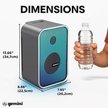 Gemini GNV-60 Portable 60W Party Speaker with LED Lighting