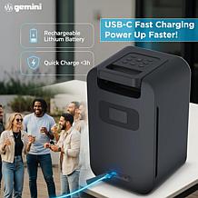 Gemini GNV-60 Portable 60W Party Speaker with LED Lighting