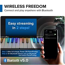 Gemini GPP-101 Expandable 24 Key Wireless MIDI Keyboard