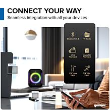 Gemini GRV-650L 6.5" Professional Speaker with LED Party Lighting