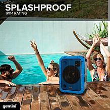 Gemini MPA-2400 Rechargeable Weather Resistant Trolley Speaker - Blue