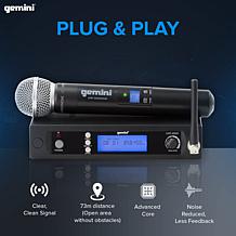 Gemini Sound UHF-6100M-R2 Handheld UHF Wireless Microphone System
