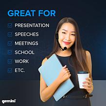 Gemini UHF-01HL UHF Single Headset Wireless Microphone System