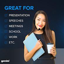 Gemini UHF-02HL UHF Dual Headset Wireless Microphone System