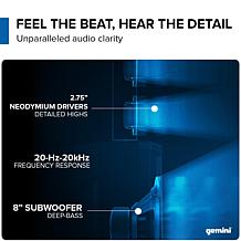 Gemini WPX-2000 Powered Column Array PA Speaker System