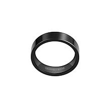 Geoffrey Beene Men's Black Stainless Steel Polished Ring