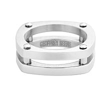 Geoffrey Beene Men's Stainless Steel Bike Chain Ring