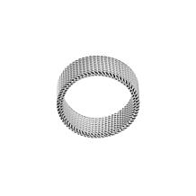 Geoffrey Beene Men's Stainless Steel Mesh Ring